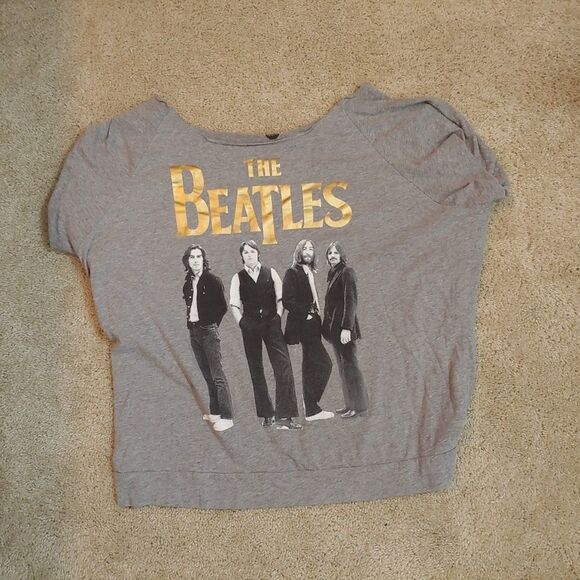 Juniors XL‎ xlarge The Beatles tshirt gray - Picture 1 of 6